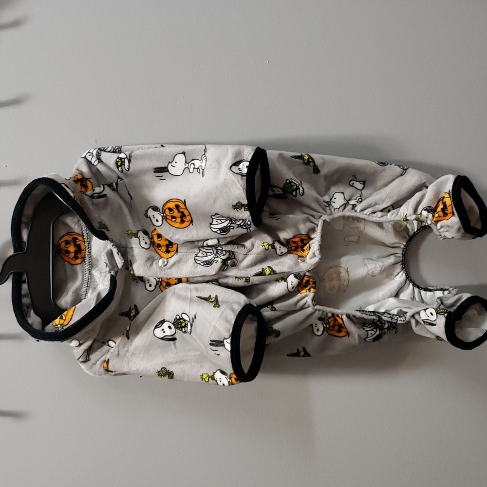 Peanuts by Berkshire Pet Pajamas Snoopy Light Gray NWT